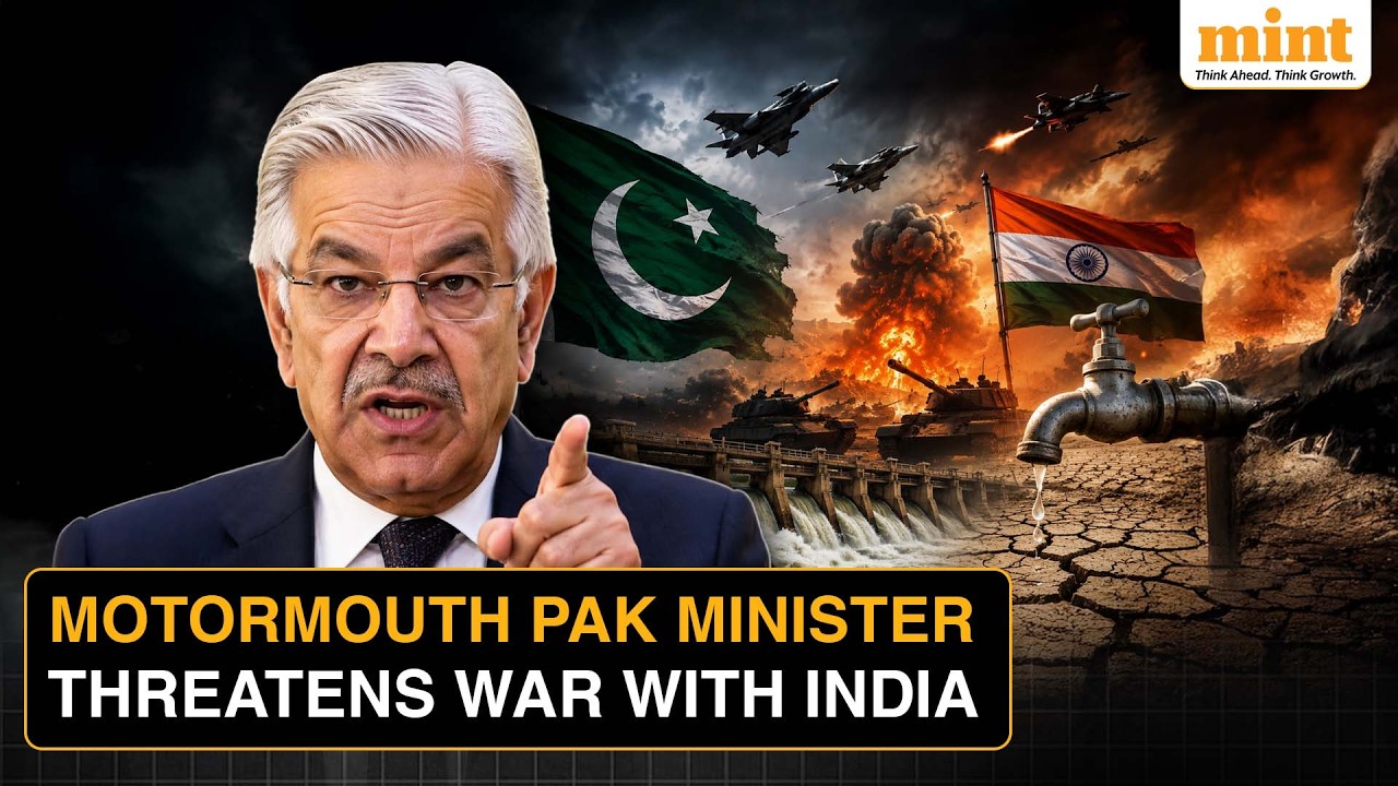 Pakistan&rsquo;s Defence Minister Threatens War If India &lsquo;Weaponises&rsquo; Water | Indus Dispute Deepens