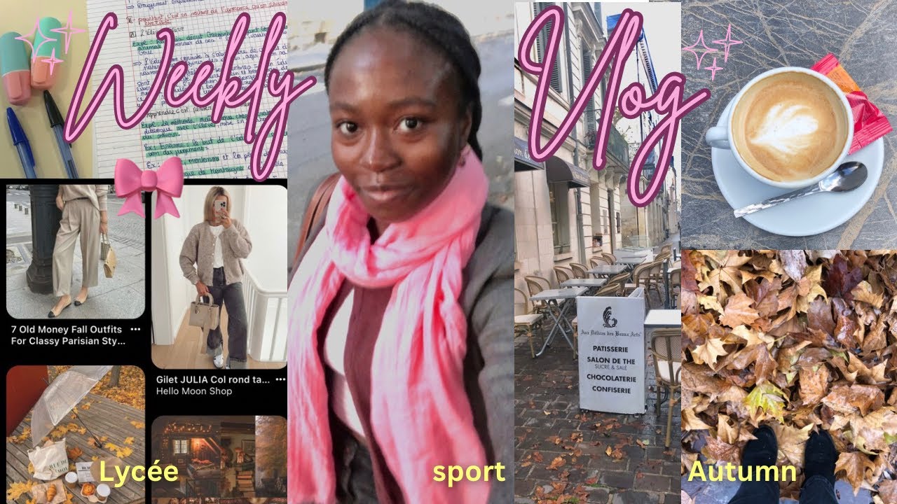 Weekly vlog | une semaine en terminale🎀.