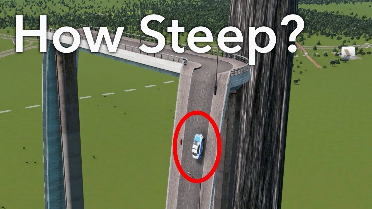 How steep can a road be? - A Cities: Skylines Experiment