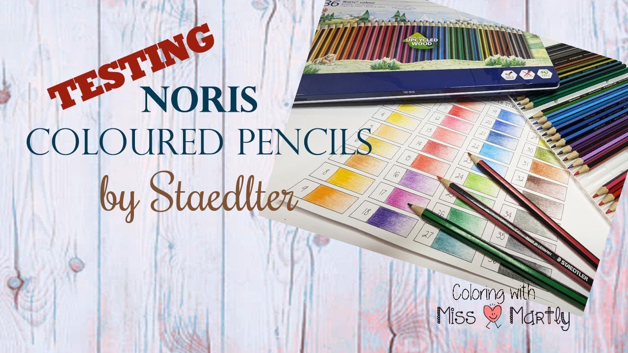 Testing my NEW NORIS colored pencils