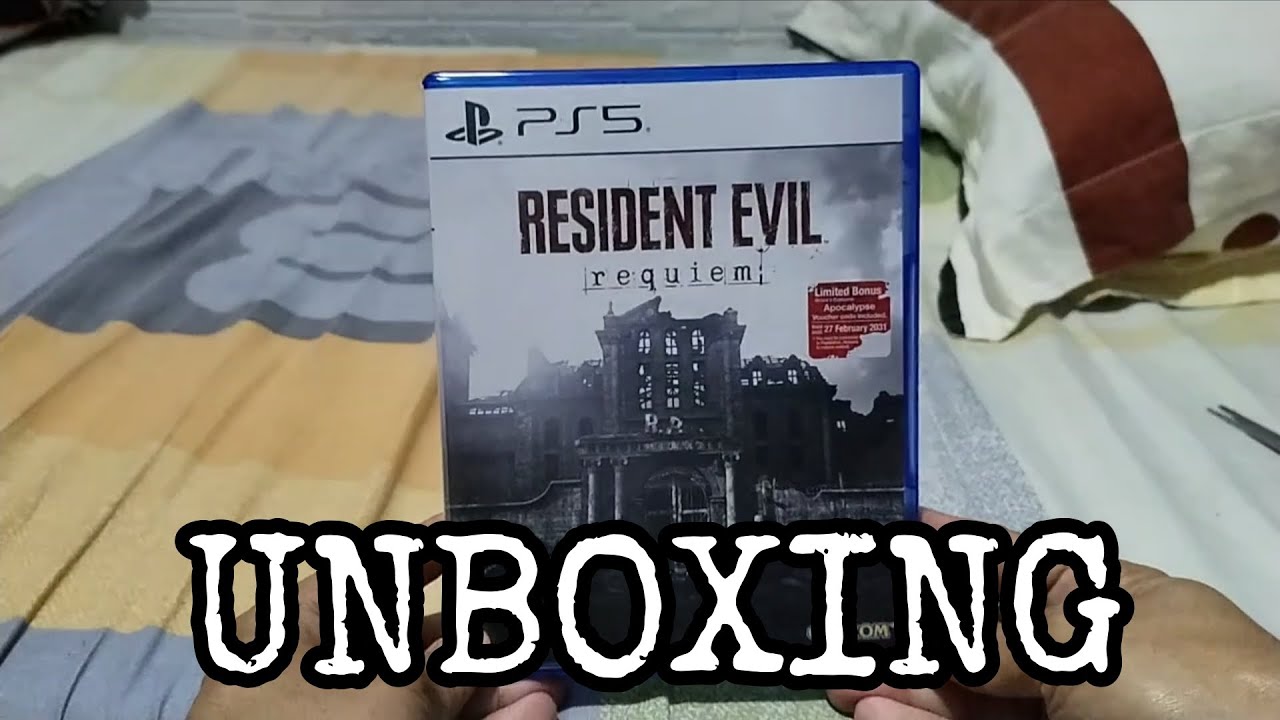 Распаковка Resident Evil 9 Requiem для PS5 из Филиппин 🇵🇭