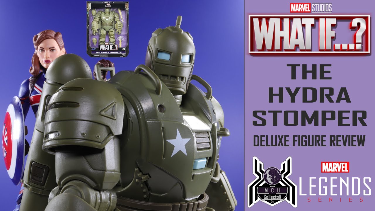 Marvel Legends Deluxe HYDRA STOMPER What If...? Captain Carter Disney+ MCU Series Figure Review