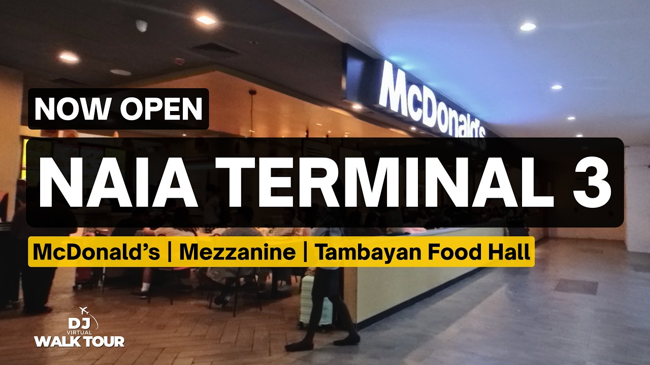 NAIA TERMINAL 3 UPDATE | McDonald’s NOW OPEN | Full Walk Tour | FEB 18, 2026