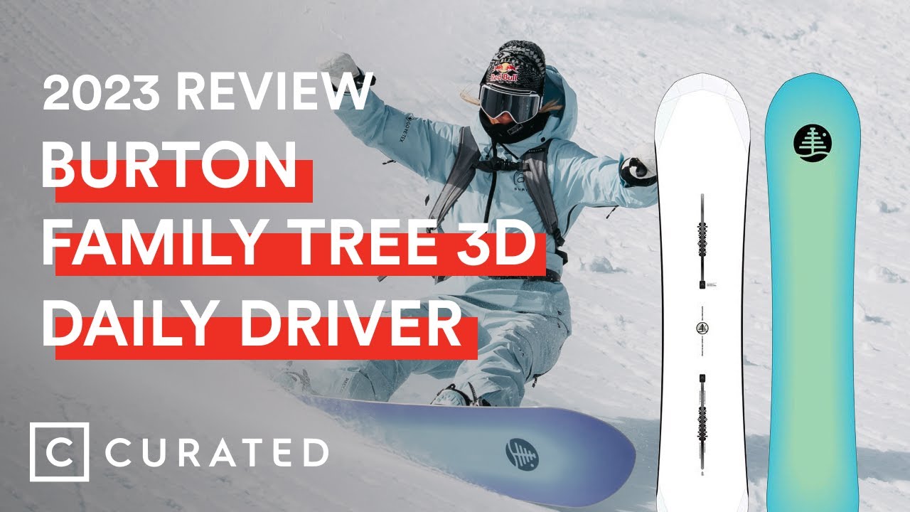 2023 Burton Family Tree 3D Daily Driver Snowboard Review (2024 Same Tech; Diff. Graphic) | Curated