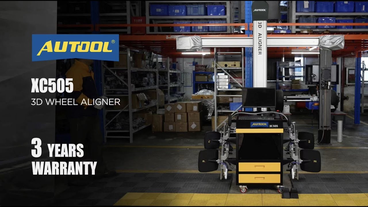 How to assemble AUTOOL XC505 | AUTOOL Wheel Alignment Machine