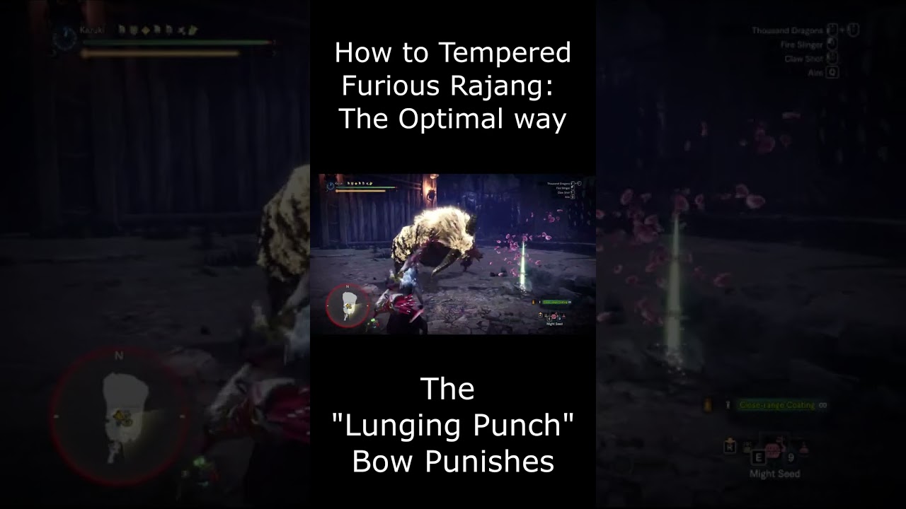 Rajang's lunging at you. What do you do? 