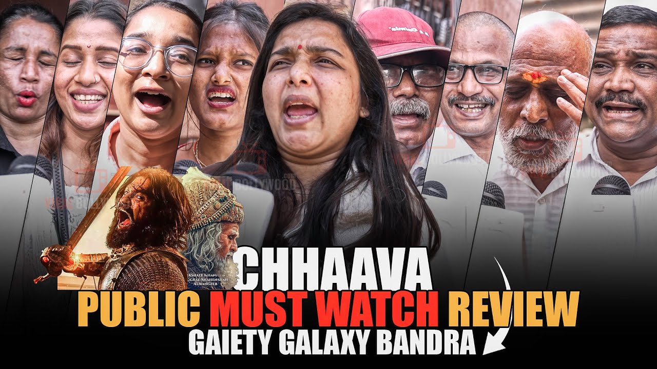 Chhaava | Public CRAZY Review | Gaiety Galaxy Bandra | Vicky Kaushal, Rashmika, Akshaye Khanna