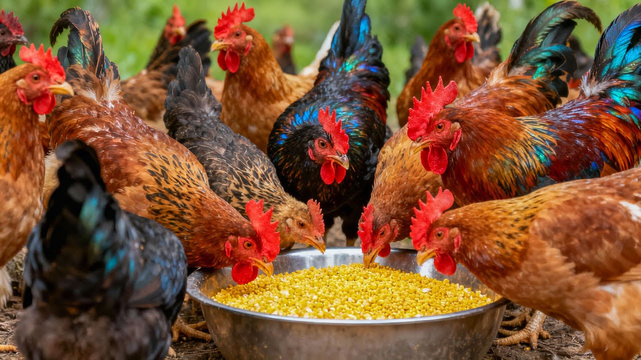 Raising Chickens Naturally for Eggs & Meat   Collecting Wild Chicken Eggs   Organic Poultry Farming