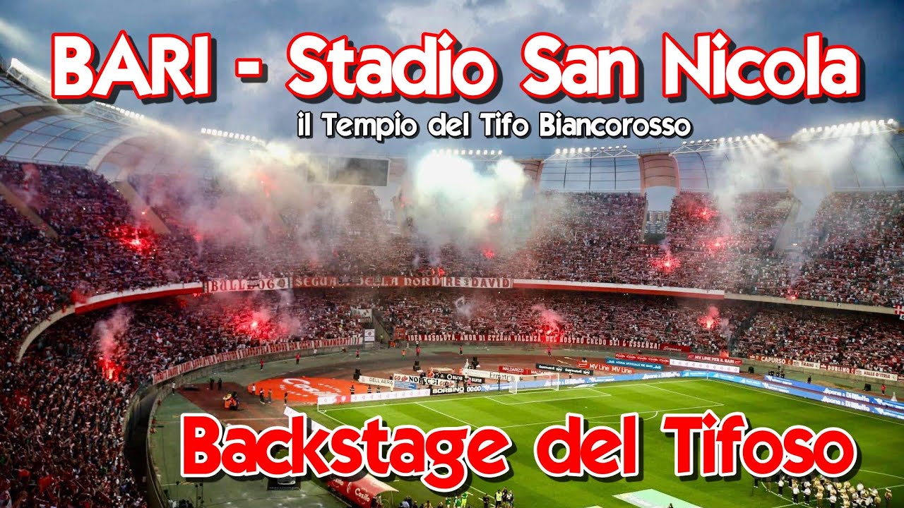 BARI Stadio San Nicola | 50 Mila e Tifo da Sballo | Bari Finali PlayOff | Ultras Curva Nord Bari