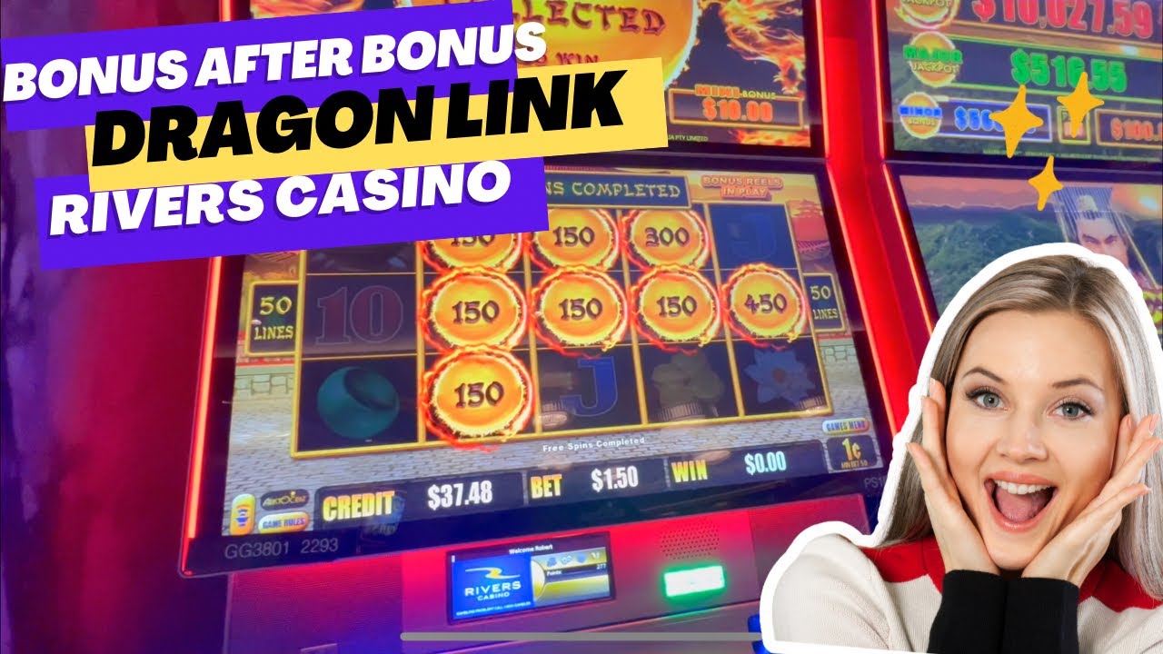 Сколько бонусов мы можем выиграть в Dragon Link Happy & Prosperous Rivers Casino Portsmouth.