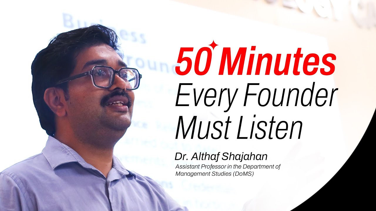 Understanding business beyond ideas! | Startup Saturday | NIT Calicut