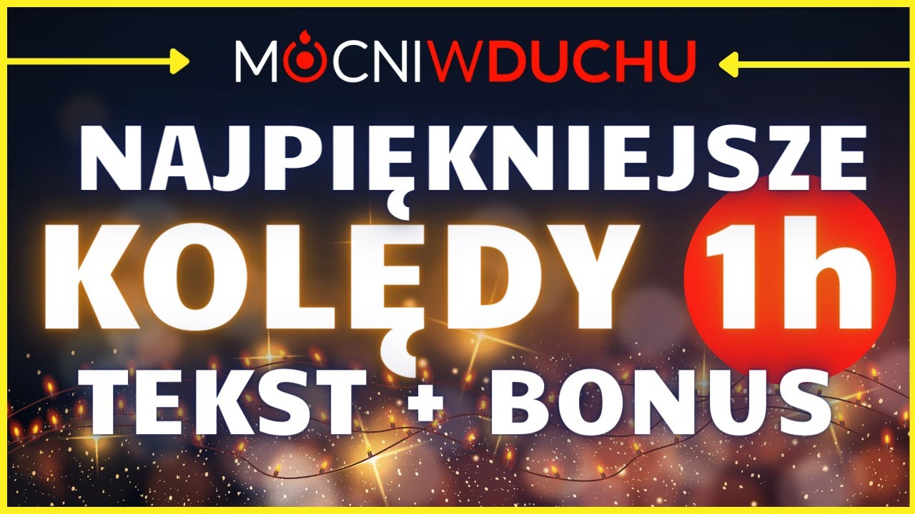 Najpiękniejsze kolędy + tekst ❤️ 1h bez reklam ❤️ Mocni w Duchu (1 godzina)
