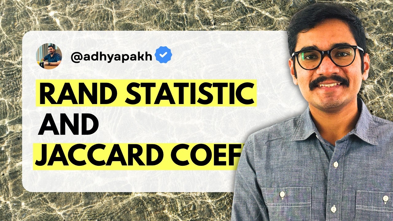 Machine Learning | Rand statistic & Jaccard Coefficient