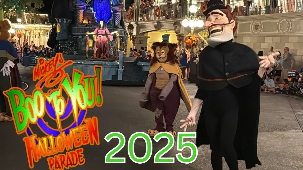 Boo To You Parade (2025) | Mickey's Not-So-Scary Halloween Party | Walt Disney World