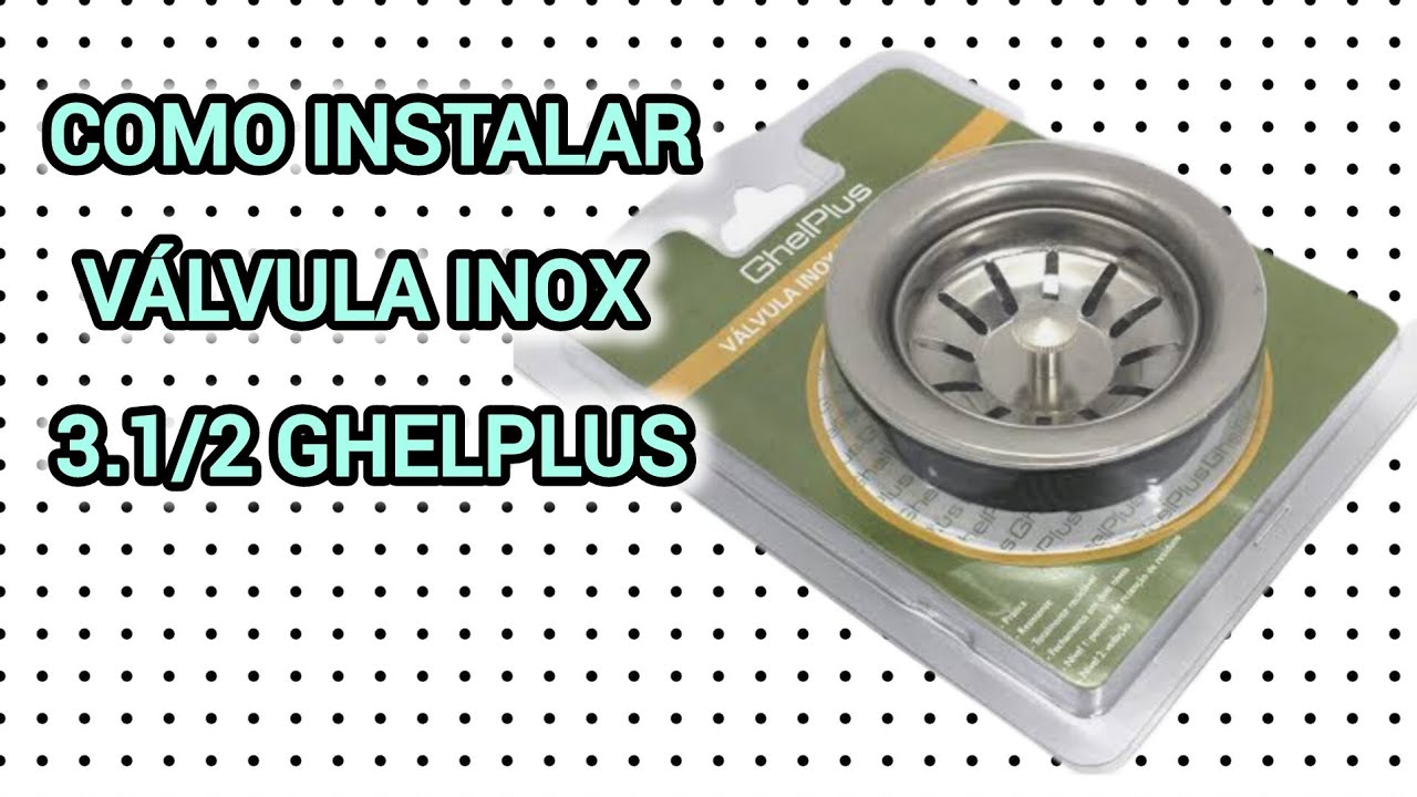 Como instalar Válvula Inox Gelphus ralo da pia