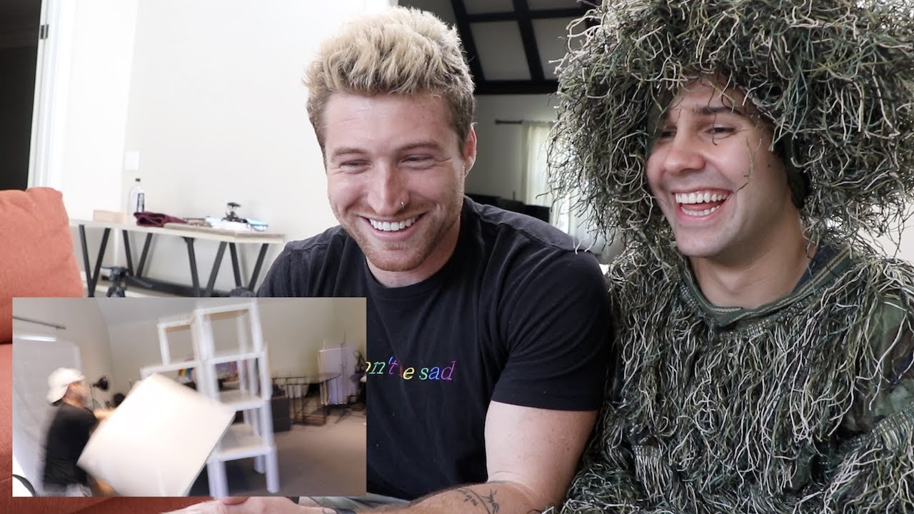 DAVID REACTS TO MY VIDEO COPYING DAVID! (DAVID)