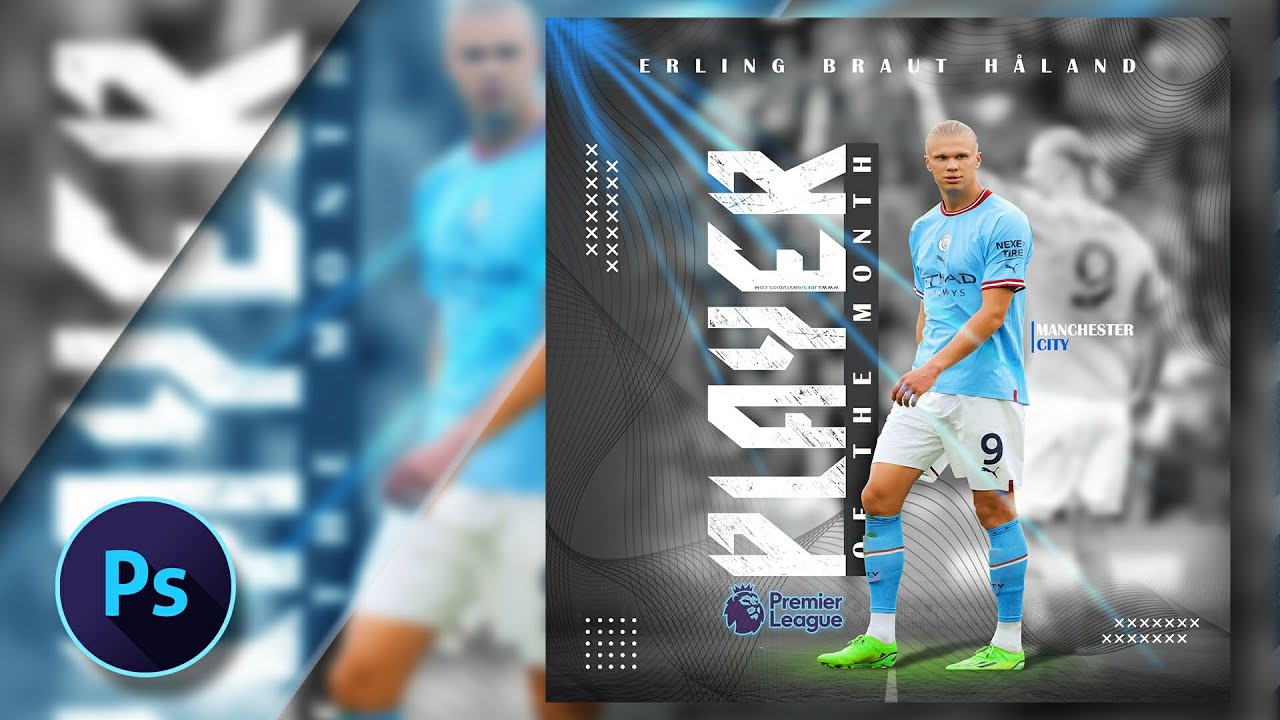 تصميم بوستر اعلانى بالفوتوشوب✅بوستر رياضى Sports Poster Design