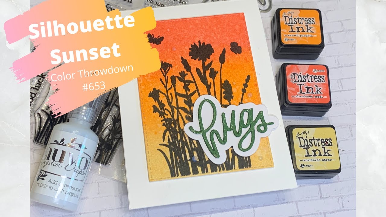 Silhouette Sunset Hug | Color Throwdown Challenge 