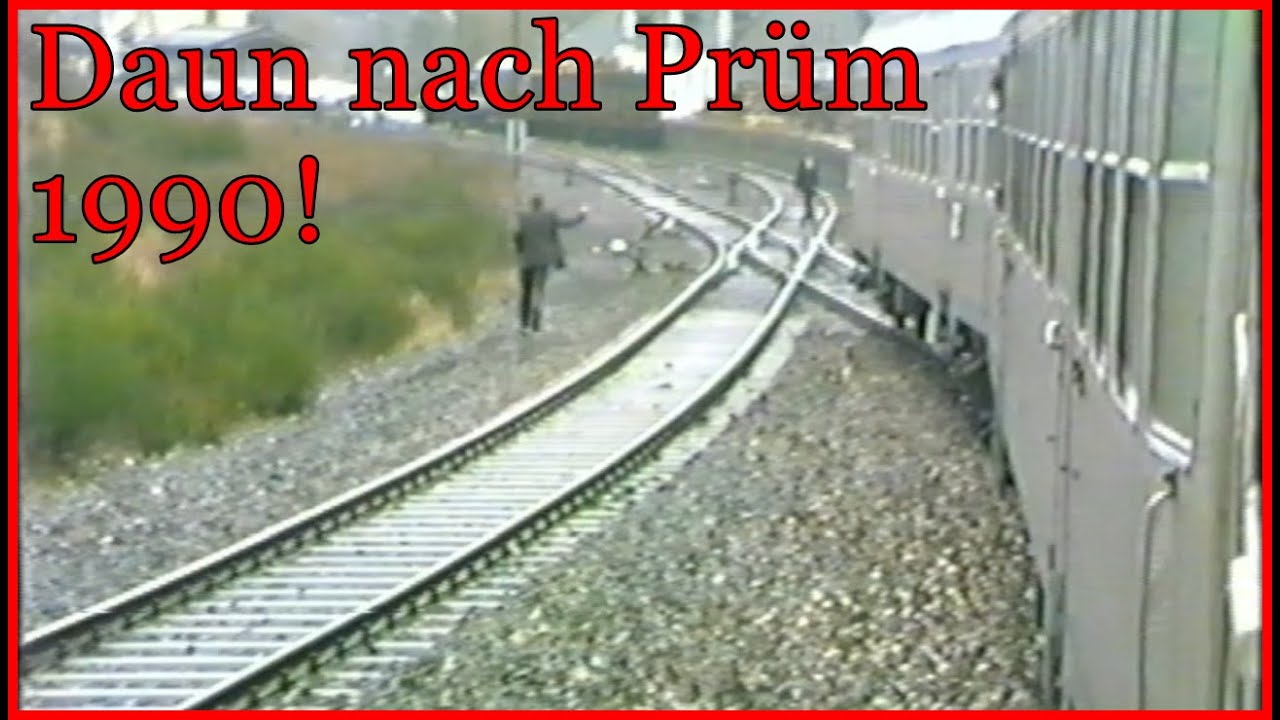 Daun bis nach Prüm Eifelquerbahn Westeifelbahn