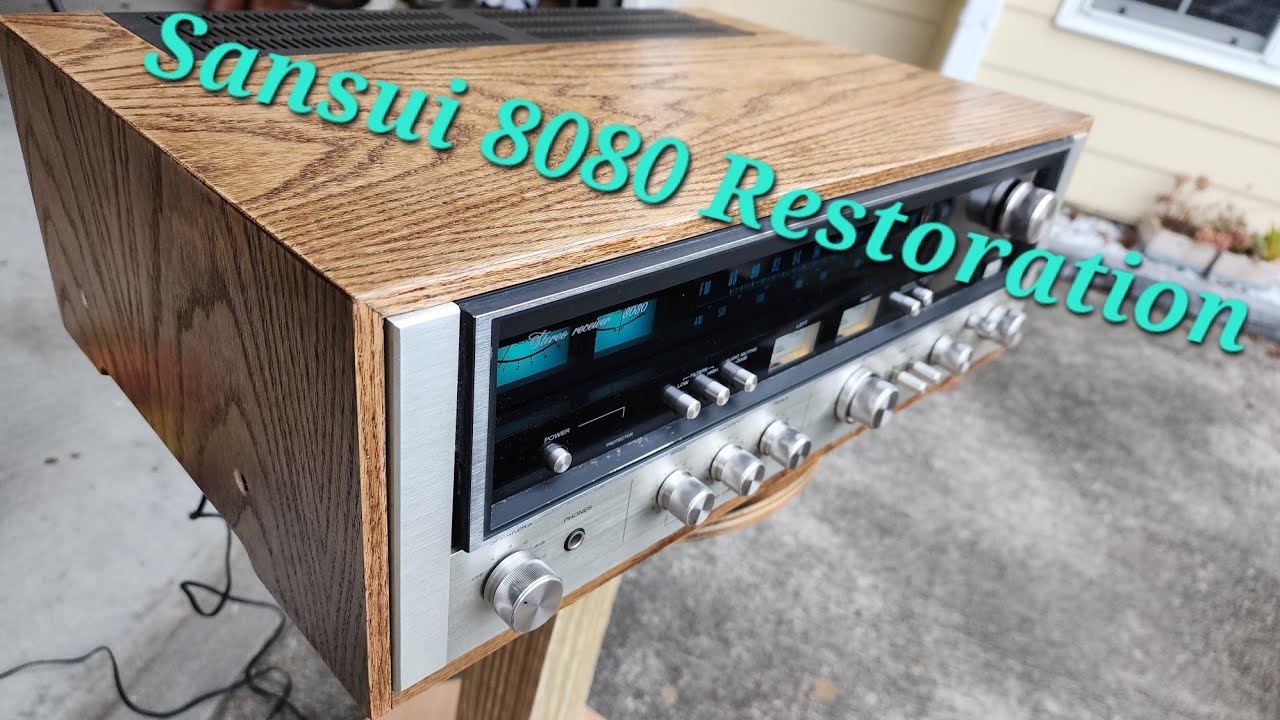 Reveneer Sansui 8080 Receiver Cover