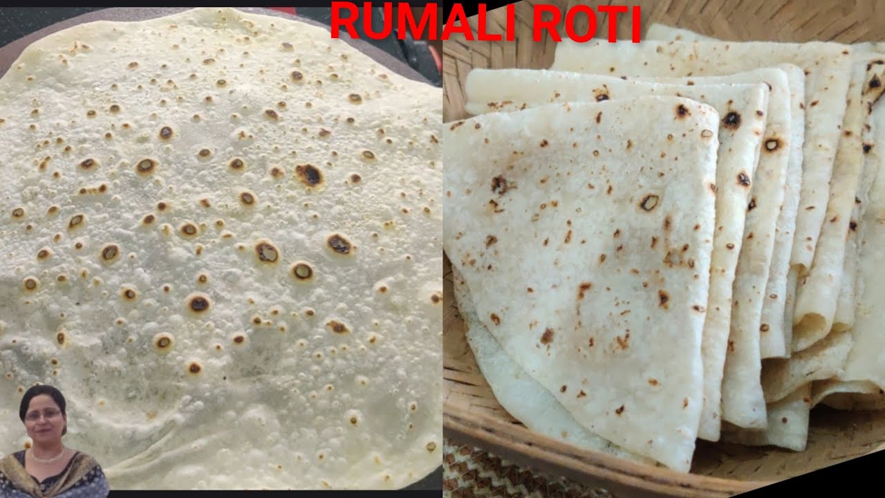 A Art Of Rumali Roti / A Big Thin White Chapati Recipe / Roti Series /  Part 5