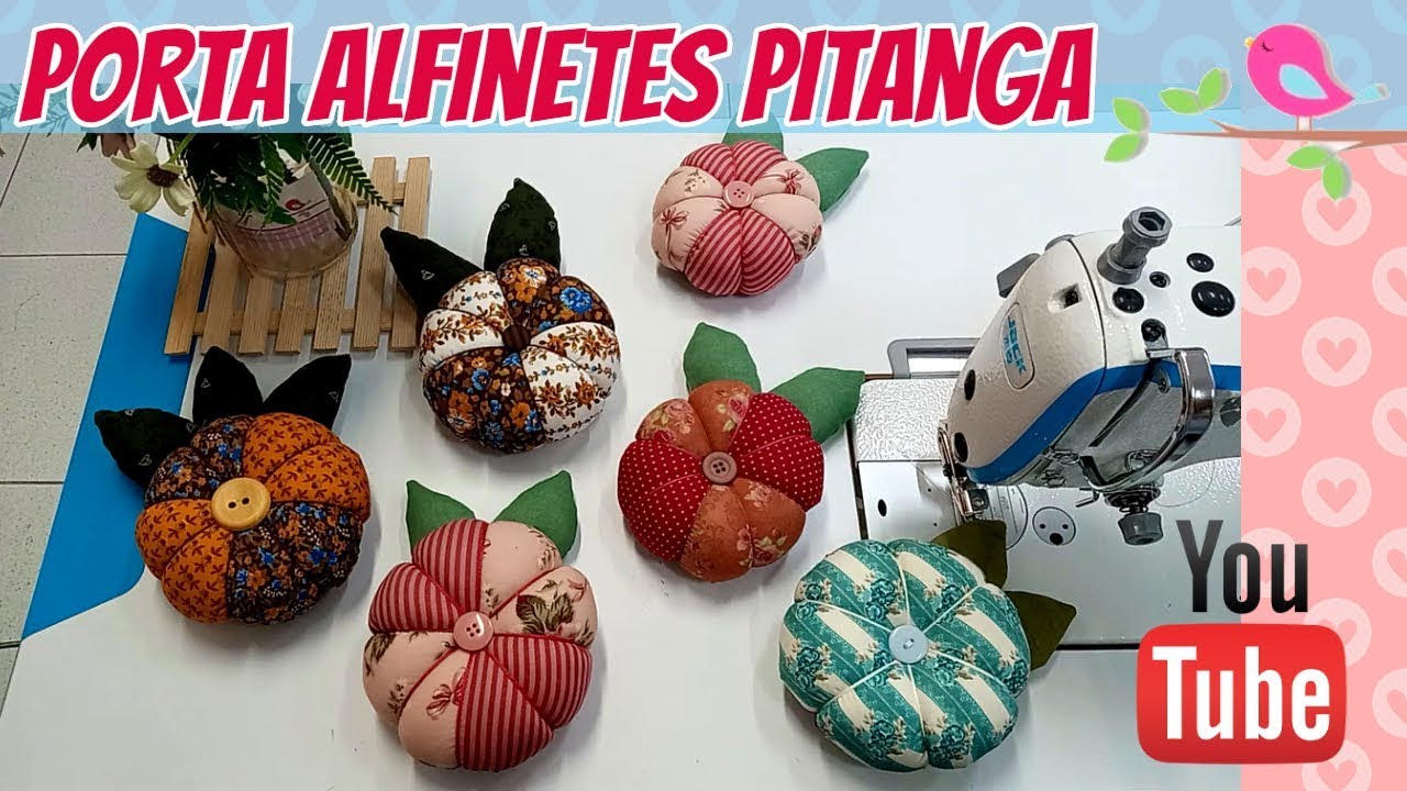Porta Alfinetes Pitanga F&aacute;cil - Easy Pin Cushion