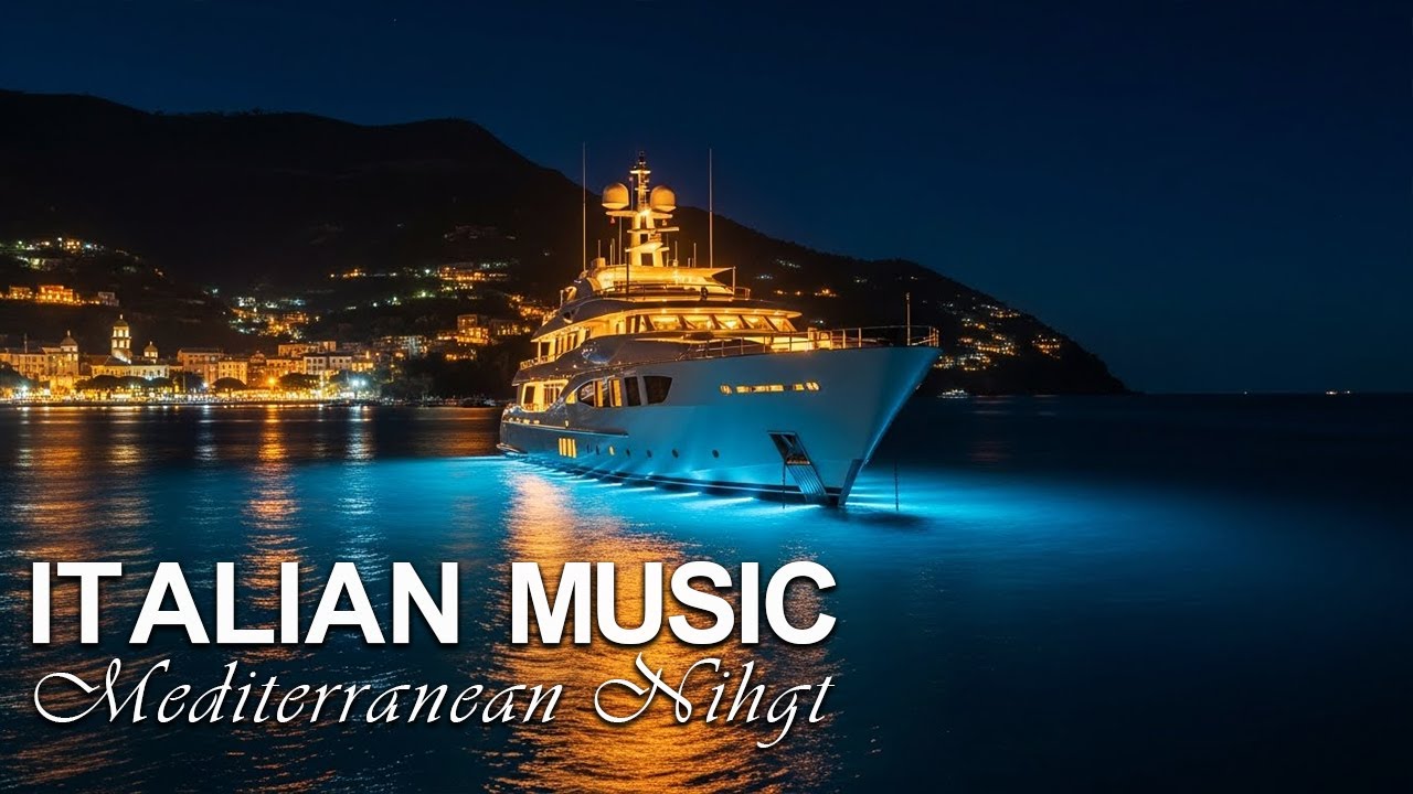 Italian Music – Mediterranean Dream 🌃 Quiet Nights on Blue Seas