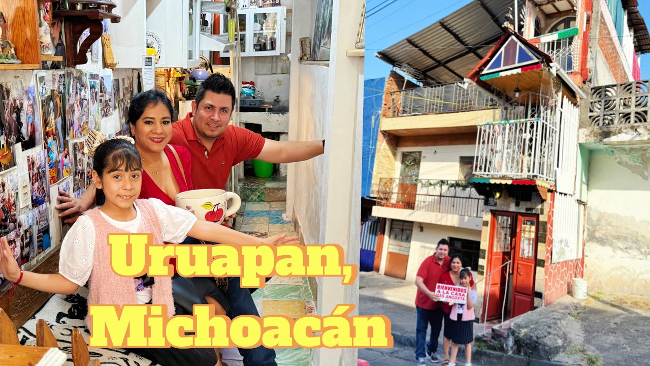 Visitamos en URUAPAN Michoacán la casa MÁS ANGOSTA del MUNDO