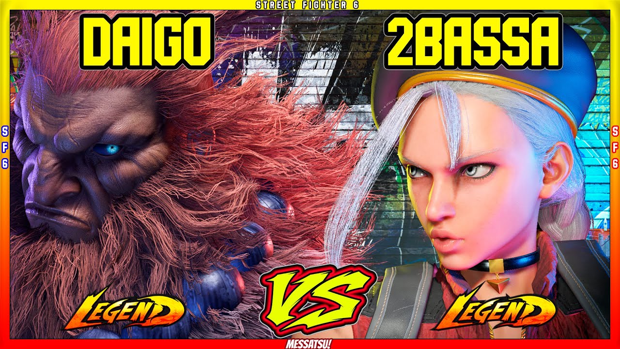 SF6 Daigo (Akuma) VS 2Bassa (Cammy)💥Messatsu💥