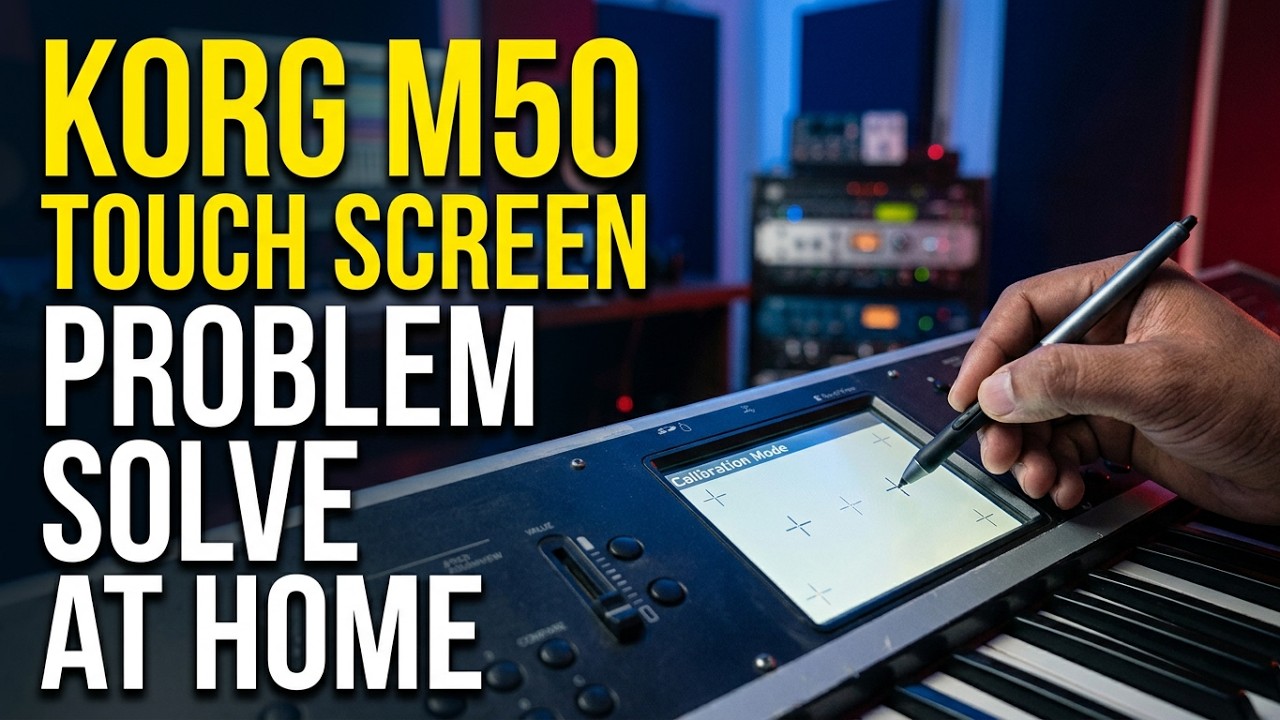 Korg M50 Touch Screen Problem and Repair | Korg M50 टच स्क्रीन मरम्मत कैसे करे