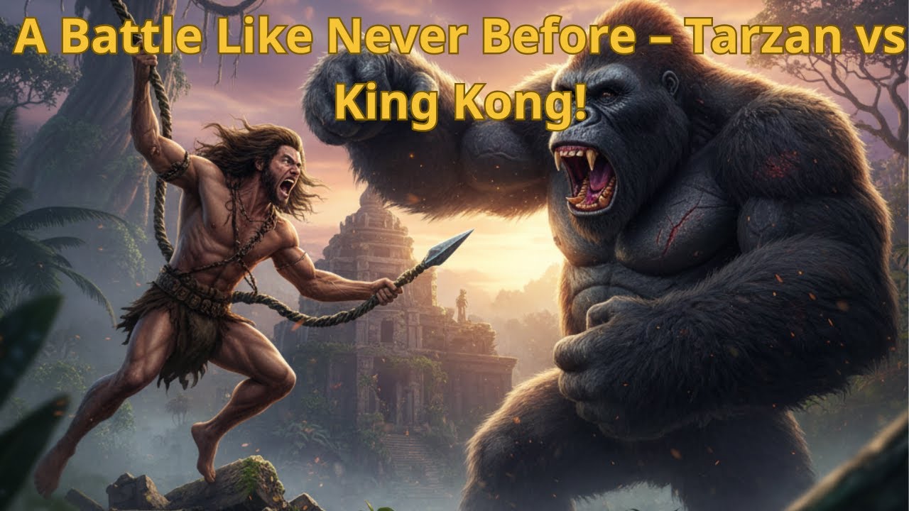 a battle like never before tarzan vs king kong