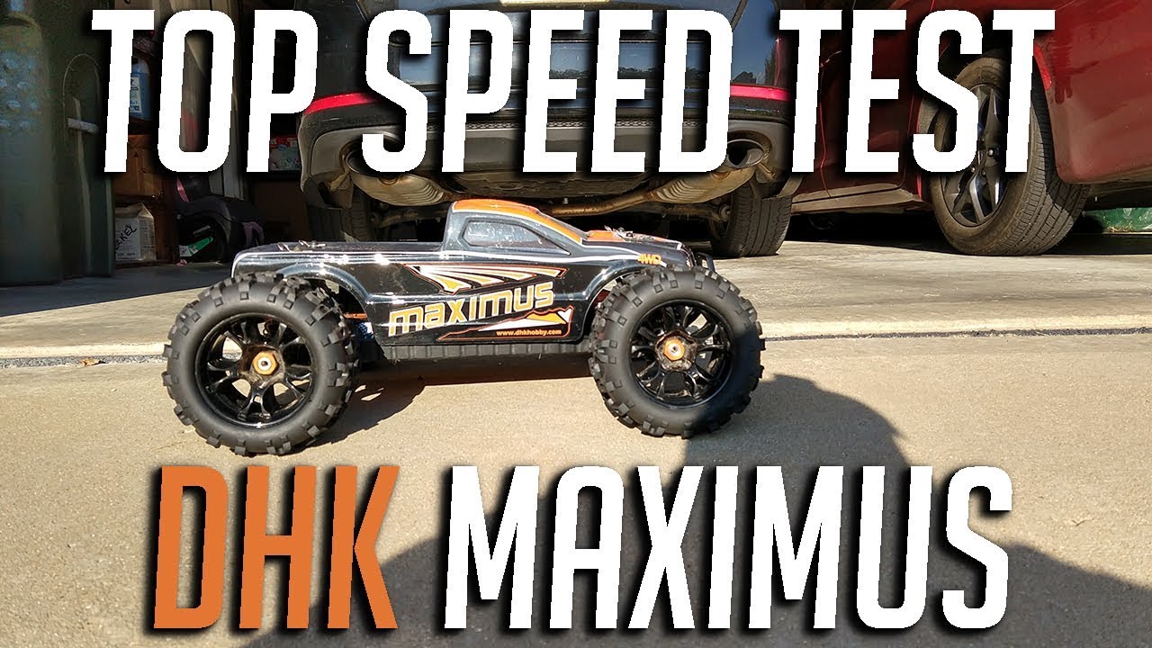 DHK Maximus 1/8th scale 4x4 Top Speed Test