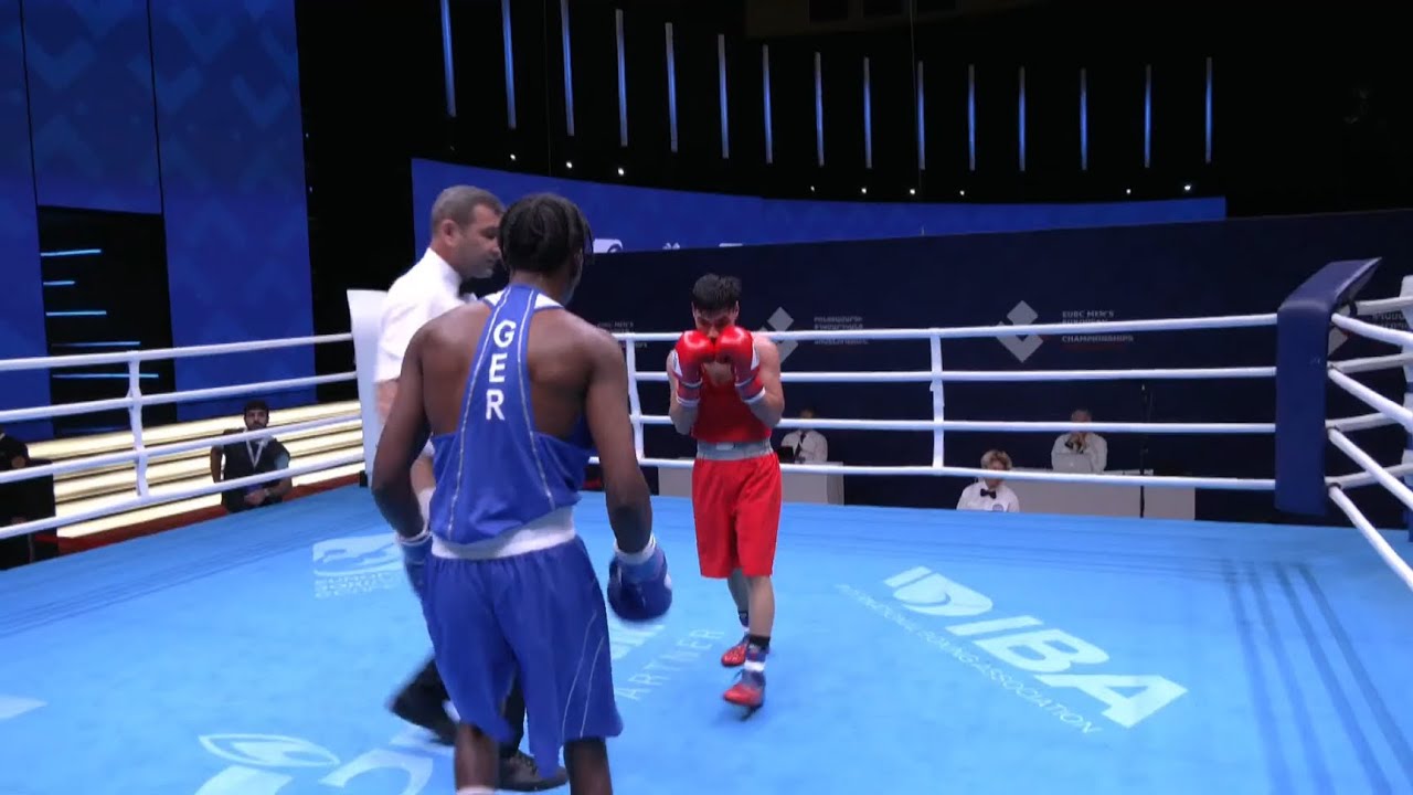 Quarterfinals (54kg) ASENOV Daniel Panev (BUL) vs  IBRAHIM OMAR Salah (GER) | EUBC 2022