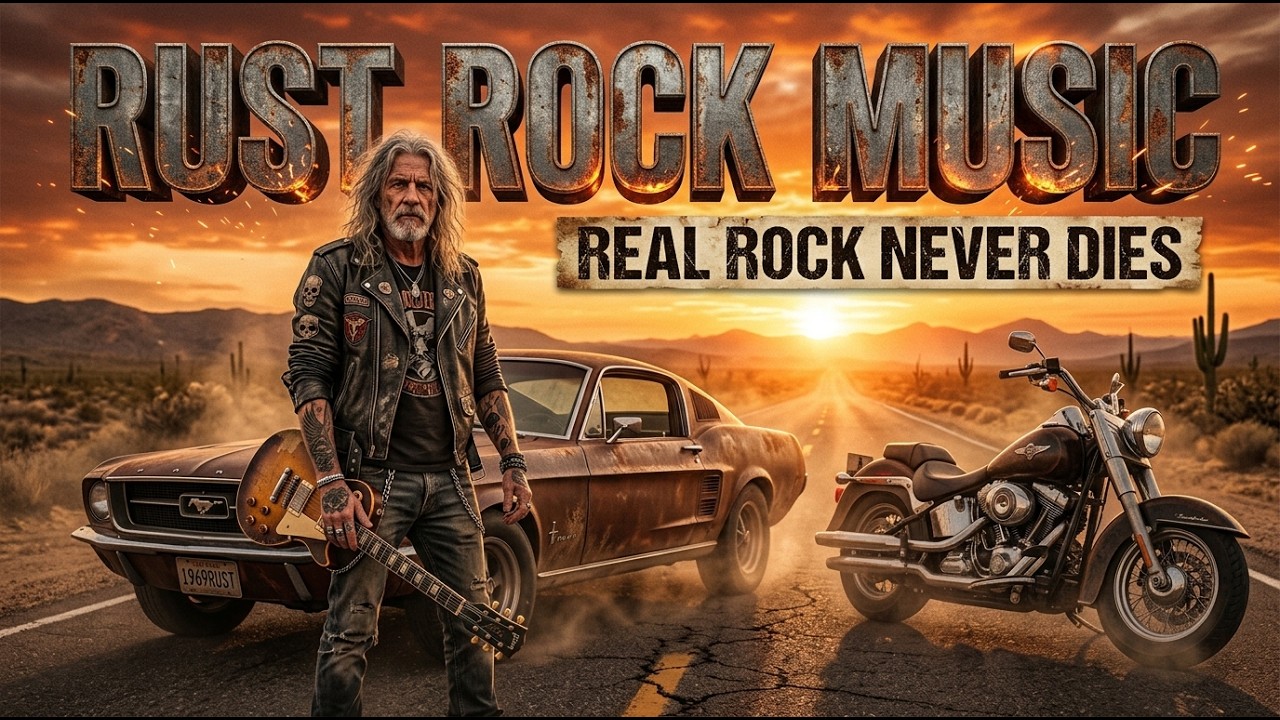 Epic Rust Rock Music Playlist – Roaring Guitars & Rebel Rock Spirit 🎸
