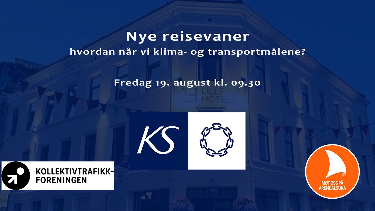 Nye reisevaner - hvordan når vi klima- og transportmålene?