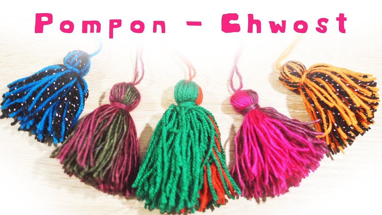 DIY - pompon / chwost / tribal tassel
