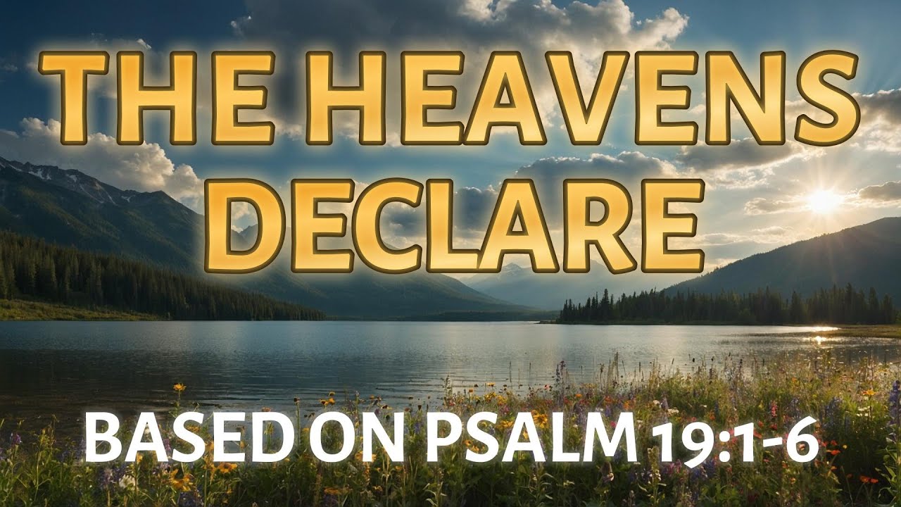 In Psalm 19 King David Tells Us That The Heavens Declare The Glory of God