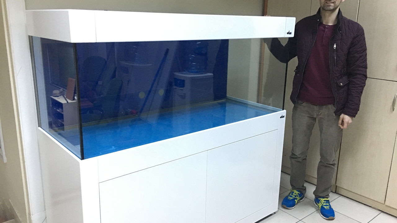 Sump sistemli yeni akvaryum kurulumu. 150x60x60cm - Rasim Sağır - AKSA Jenaratör