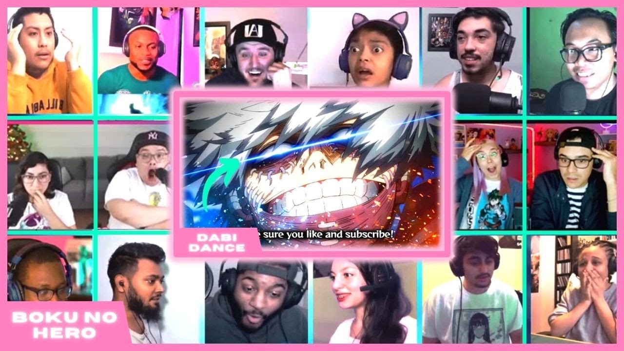 Dabi's Dance Reaction Mashup - My Hero Academia Season 6 Episode 11  僕のヒーローアカデミア