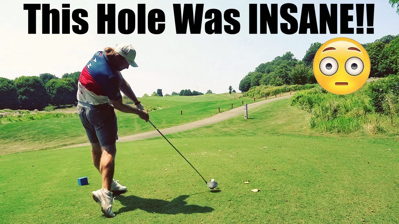 Back 9 At LITTLE BENNETT Golf Club | Is This The CRAZIEST HOLE I've Played!? |BIG Elevation Changes!