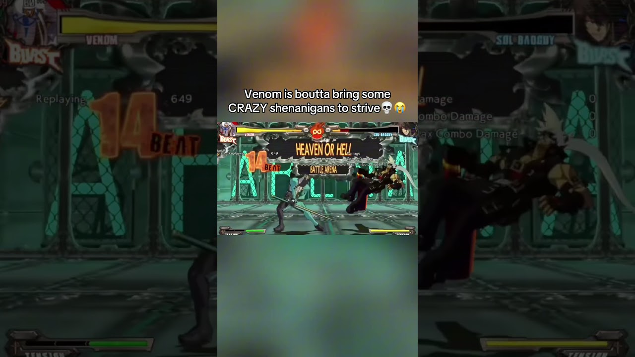 Goofy ahh combo #ggxrdrev2 #guiltygear #guiltygearvenom #guiltygearstrive #venom