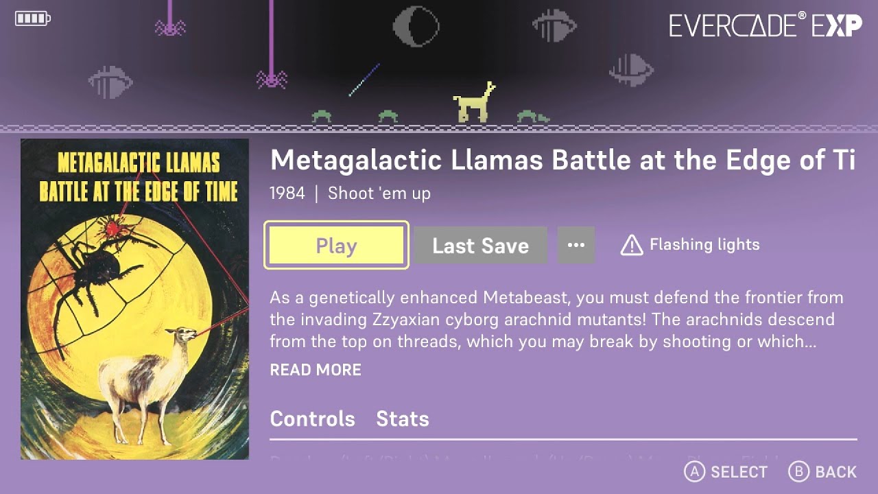 Battle At The Edge Of Time (B) | The Llamasoft Collection | Game 19 of 27 | Evercade Handheld