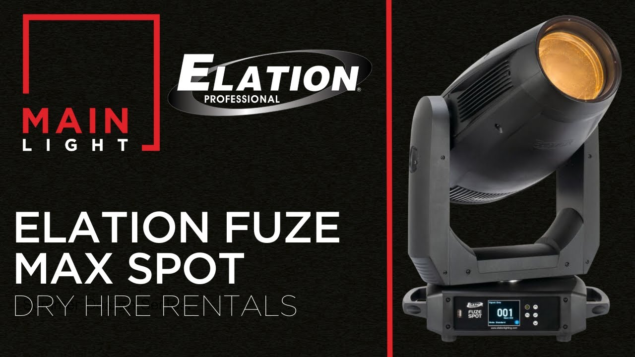 Product Demo: Elation Fuze Max Spot