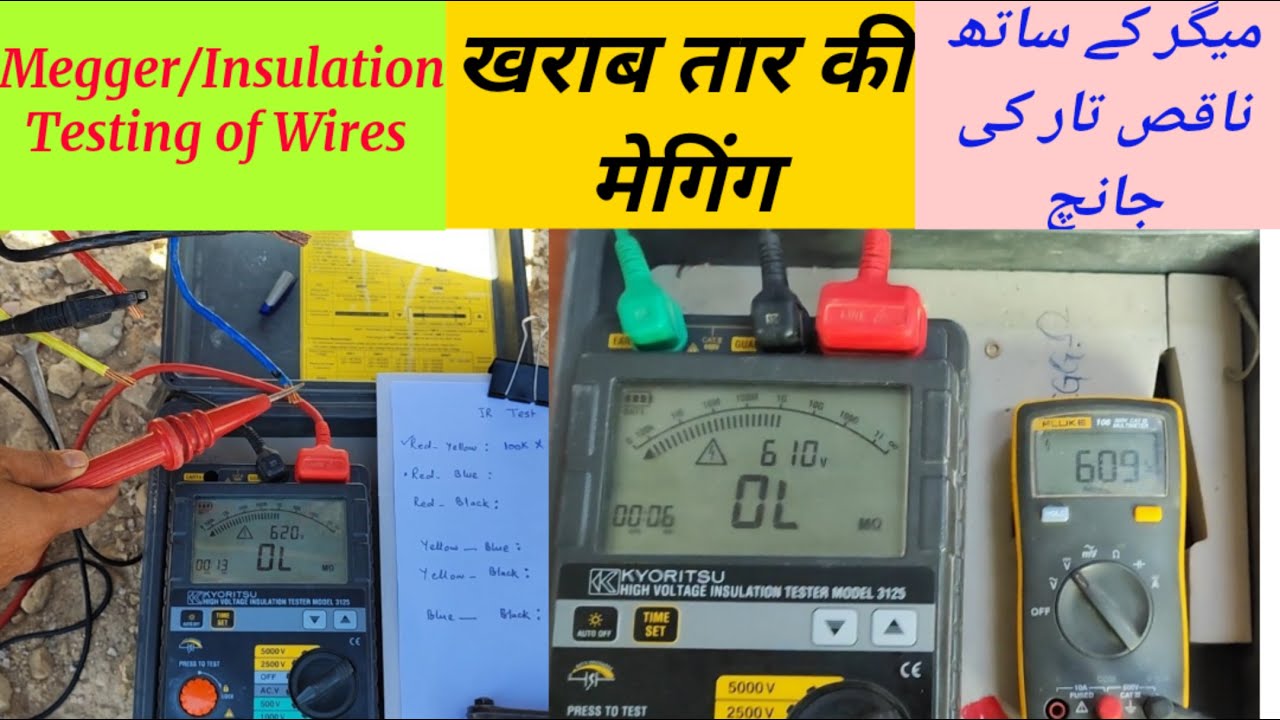 What is Megger, MeggerTrace Faulty cable,How to Megger Electrical Cable, Insulation Resistance Tests