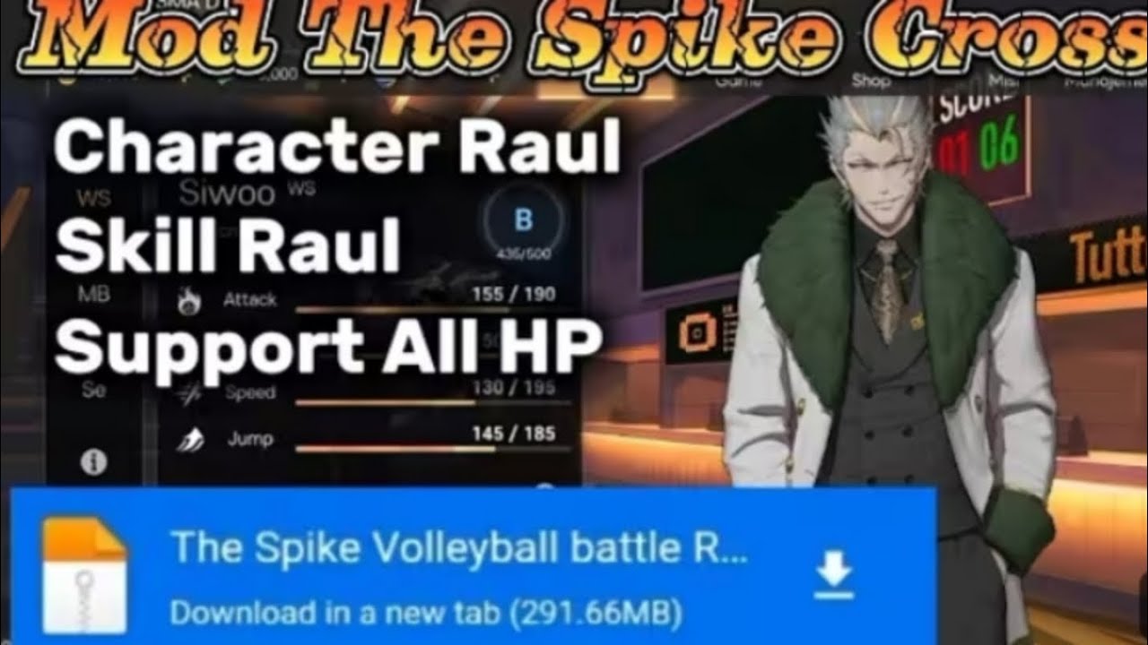 Mod the spike | Raul character, unlock all