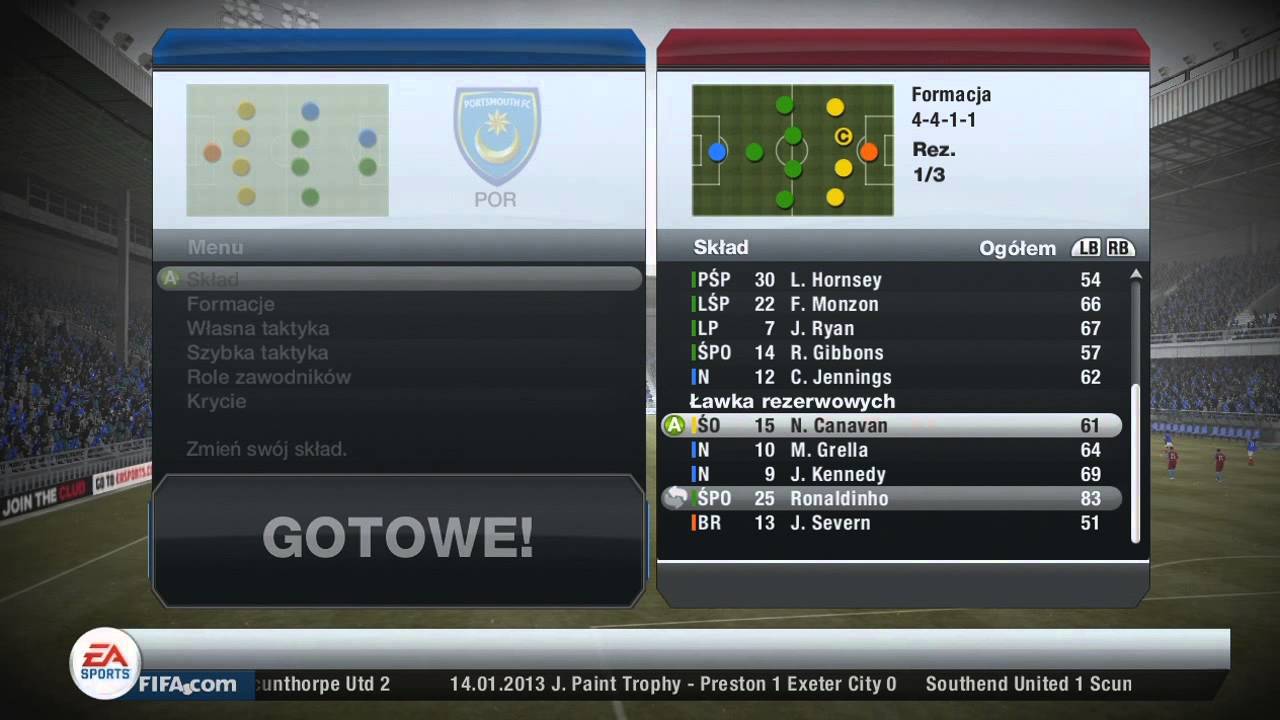 FIFA 13: Tryb Kariery - Półfinał J. Paint Trophy! [#15]