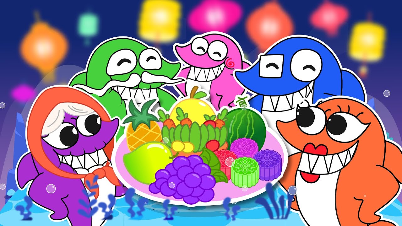 Baby Shark Mid-Autumn festival feast - Baby Shark Tết Trung Thu 2023 - Baby Shark Doo Doo Doo