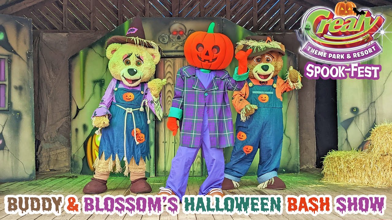 Buddy & Blossom's Halloween Bash | Spook-Fest at Crealy Theme Park (Oct 2022) [4K]