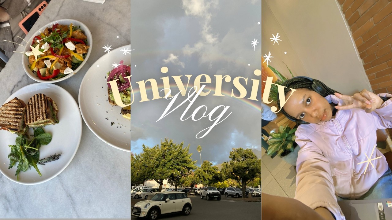 a quiet week in my life at Stellenbosch University | biochem labs, women in maths, beach days✨🌅💛