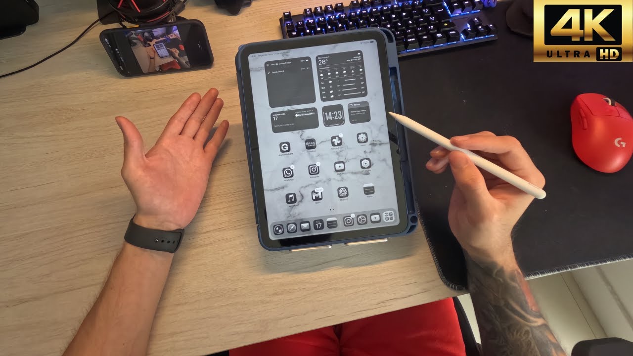 POV: COMO EU ESTUDO UTILIZANDO O IPAD 11 E A APPLE PENCIL USB-C!